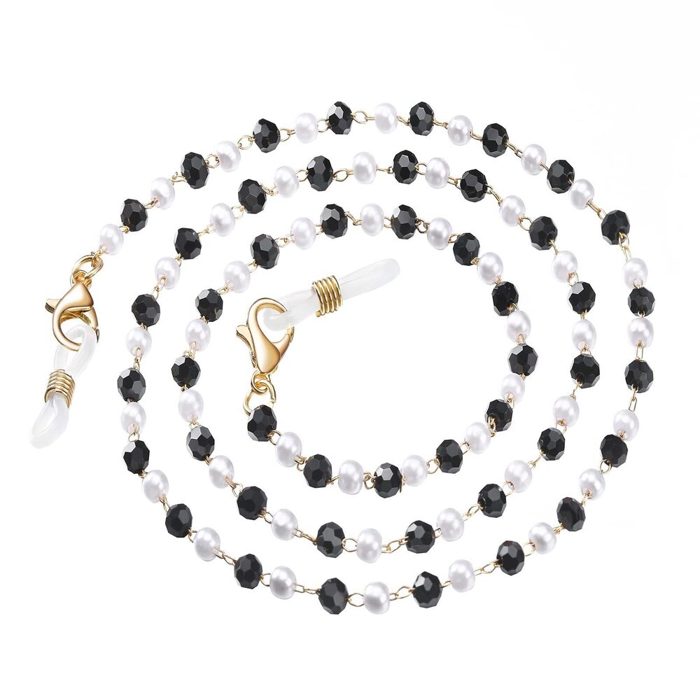 6846 Mask Lanyard Eyeglasses Chain mask holders around neck Crystal Beaded